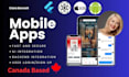 develop flutter, react native, swift app, ai mobile app