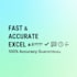 do fast and accurate excel data entry and data cleanup