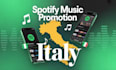 do spotify music promotion in italy