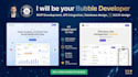 build your bubble io saas mvp, web app or marketplace as expert bubble developer