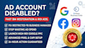 fix  business manager, setup facebook ads google ads experts
