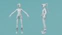 make for you a 3d low poly character