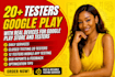 12 testers 20 testers 12 app testers mobile app 12 testers goggle play 20 tester