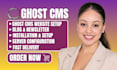 build ghost cms website ghost blog newsletter migrate or clone ghost website cms