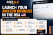 do US llc registration with amazon, us bank account setup