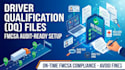 set up and manage your fmcsa driver qualification files
