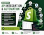 do shopify API integration and automation