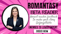 beta read your romantasy novel with deep emotional and reader feedback