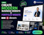 create a modern business wesbite or portfolio website
