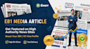 publish eb1 media article for PR with high authority press coverage