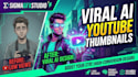 design viral ai youtube thumbnails