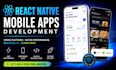 build react native mobile app for business services and startups