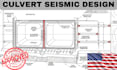 design seismic resistant rcc culverts with structural analysis and detailing