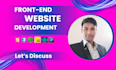 do front end web development with react, responsive website design