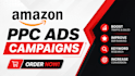setup and manage amazon ppc campaign, amazon ads