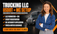 form your trucking llc with ein, usdot and mc authority setup