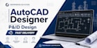 create professional autocad drawings and detailed pid