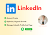 create, optimize and manage your linkedin profile