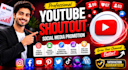 shoutout your youtube channel up to 500k subscribers manage you tube account