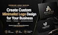 do modern minimalist luxury business logo design