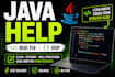 solve java programming tasks or fix your code