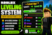 create a roblox leveling system with stats and datastore saving