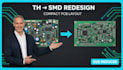 convert your through hole pcb into a compact smd layout redesign