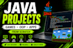develop complete java projects, games and oop applications