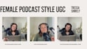 create a podcast ugc video ad for your brand