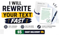 rewrite your paragraph or text professionally