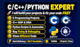 help you in c, cpp and python projects