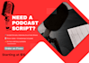 write scripts and show notes