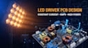design constant current led driver pcb for high power led lighting smps