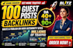 write high da guest post backlinks with SEO guest posting service