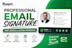 design email signature clickable HTML