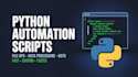 automate your repetitive task with a custom python script