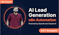 create ai lead generation automation using n8n