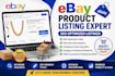 ebay product listing and optimize SEO titles, descriptions