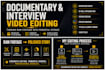 edit interview and documentary videos professionally