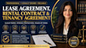 draft lease agreement, rental contract and tenancy agreement