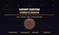 design and develop a luxury custom website with react and threejs