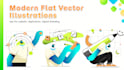 create a flat vector illustration in any style