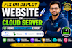 fix or deploy website being digitalocean expert docker linode ionos cloud server