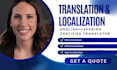 localize your website from english to spanish professionally