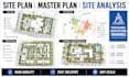 render architectural site plan do site analysis master plan