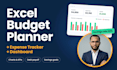create excel budget planner, income expense tracker dashboard