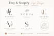 design a clean brand logo for your etsy or shopify store