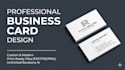 create professional buisness card