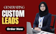 scrape and build niche b2b email leads