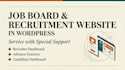 create a job board website or recruitment website